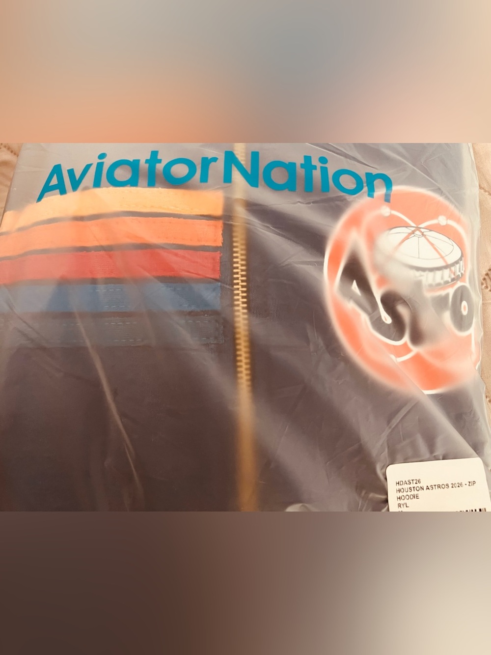 Aviator Nation x MLB Houston Astros 2026 Zip Hoodie Royal Medium Unisex HDAST26 - Picture 12 of 15